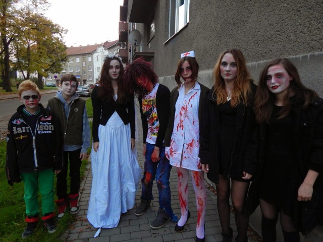 Zombie walk halloween