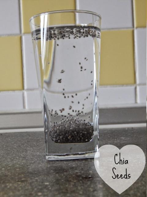 Chia seeds detox water